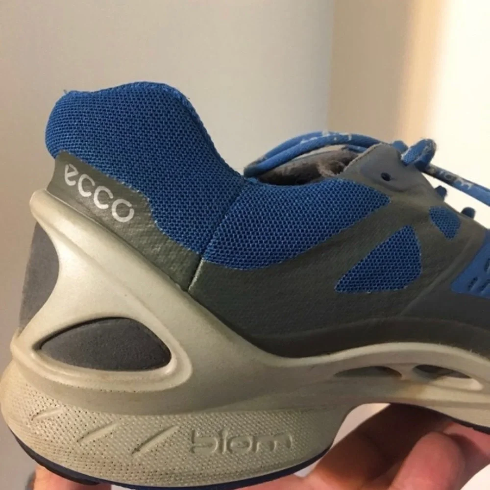 Ecco Performance Biom Women’s Running‎ Shoes Size 9.5 Blue&gray - Picture 6 of 11